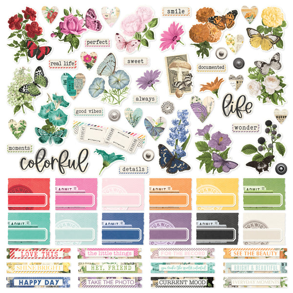Cardstock Stickers {Color Palette}