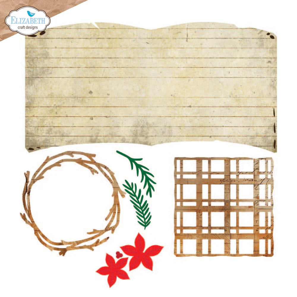 Book of Christmas Square Die Set No. 2295 | Art Journal Specials