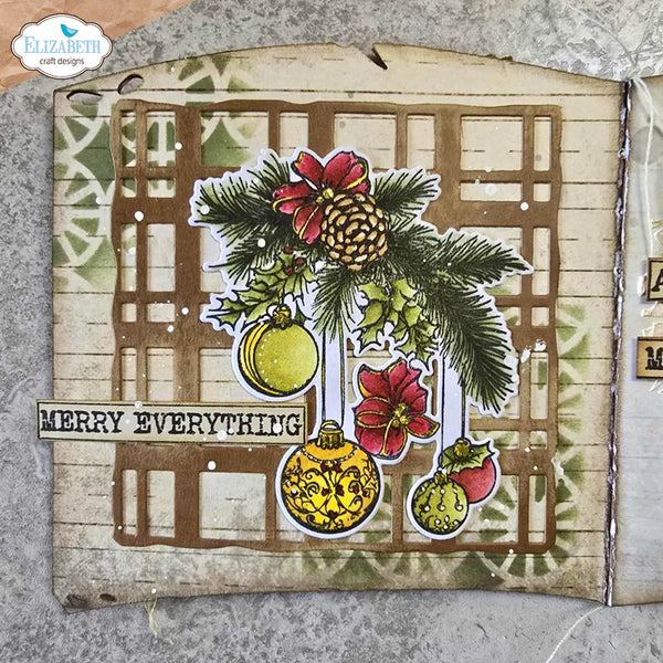 Book of Christmas Square Die Set No. 2295 | Art Journal Specials