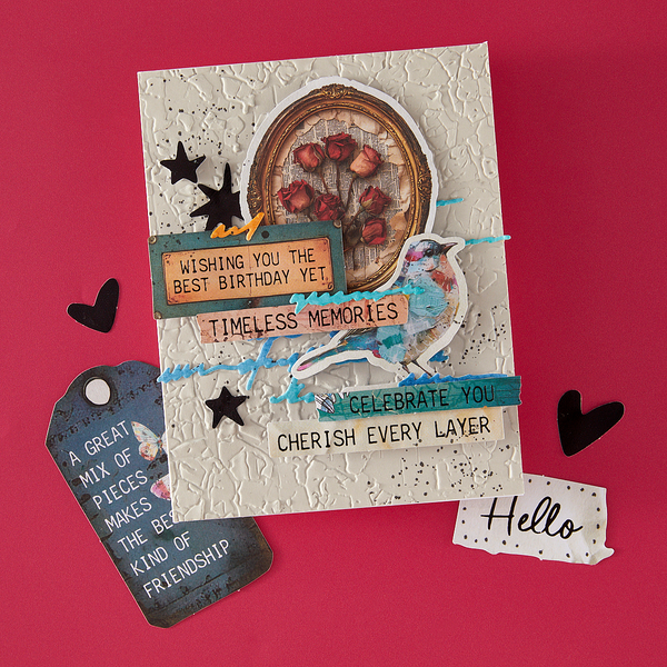Cracked Embossing Folder