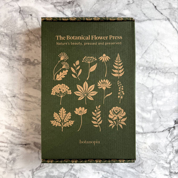 {coming soon: mid-December} The Botanical Flower Press w/ Linen Cover & Gold Foil