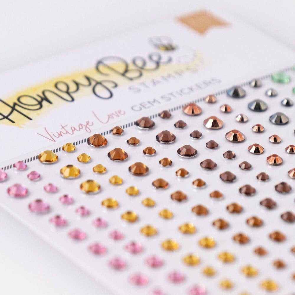 Vintage Love Adhesive Gems {Retired}