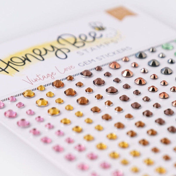Vintage Love Adhesive Gems {Retired}