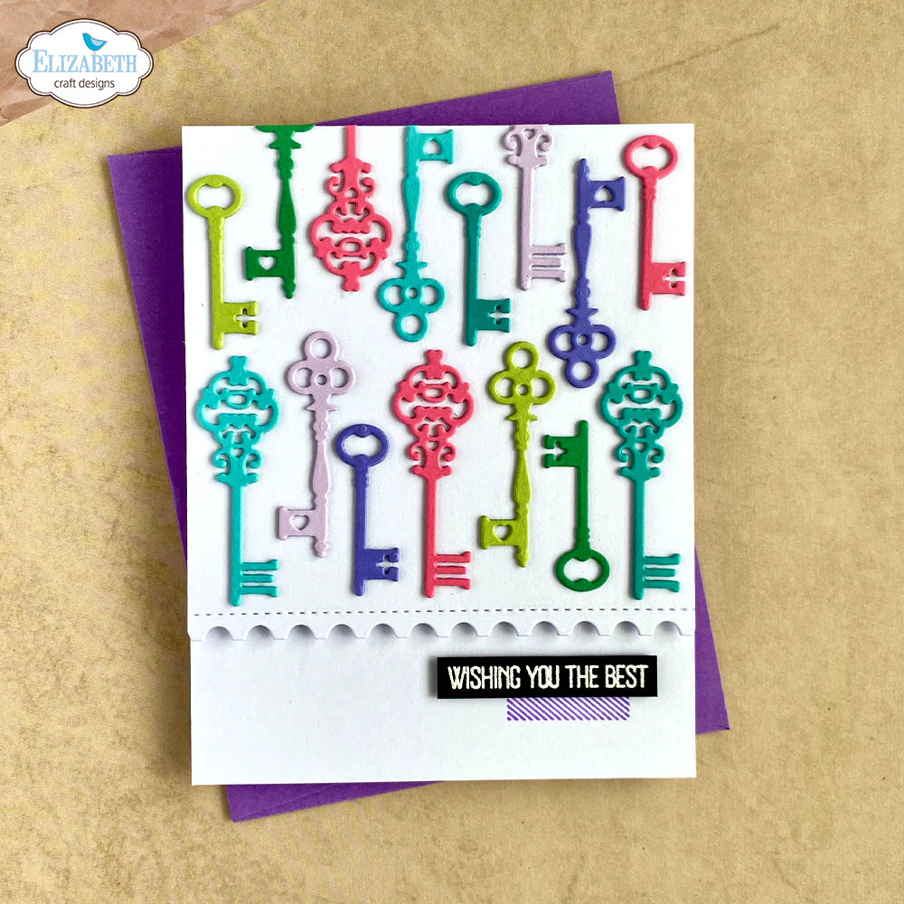 Postage, Arches & Keys Die Set No. 2303 | Everyday Elements