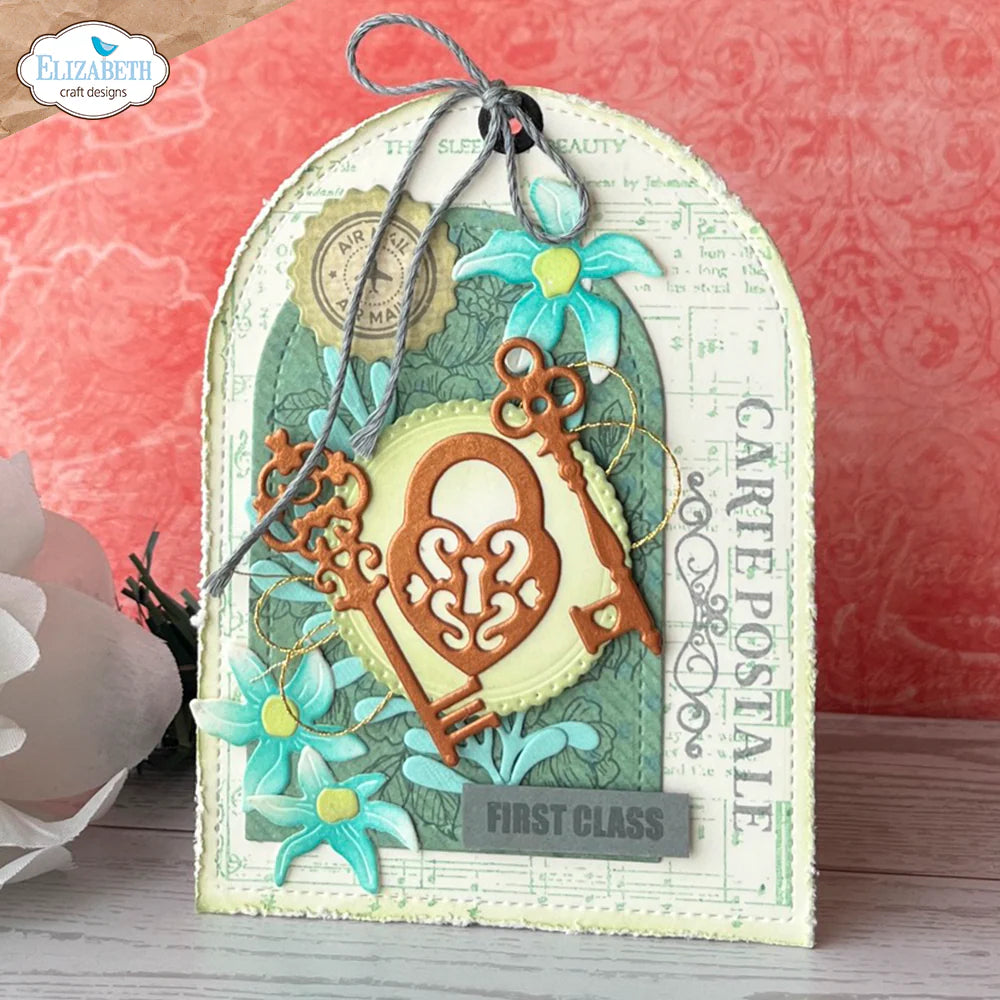 Postage, Arches & Keys Die Set No. 2303 | Everyday Elements