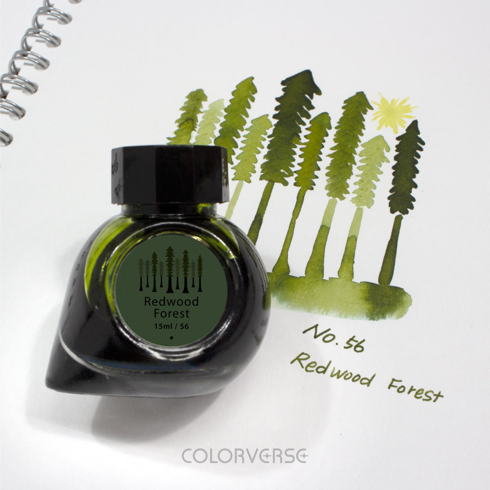 Coast Redwood & Redwood Forest {Earth Edition} Fountain Pen Ink