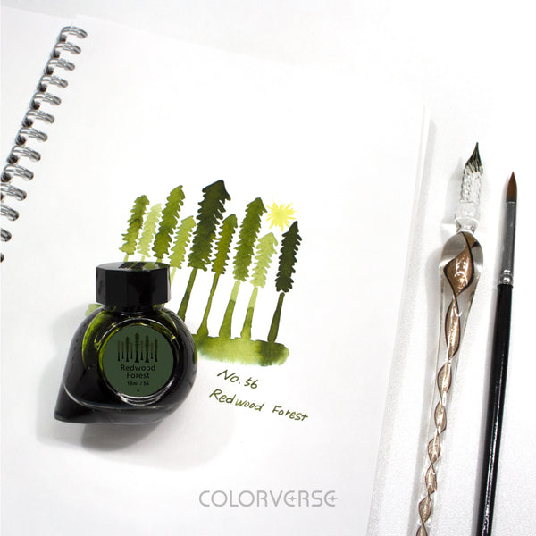 Coast Redwood & Redwood Forest {Earth Edition} Fountain Pen Ink