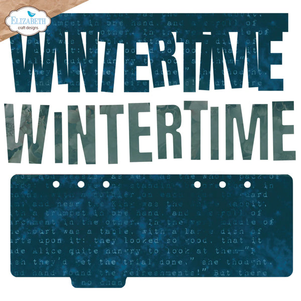 Wintertime Wordstrip Die Set | Planner Essentials