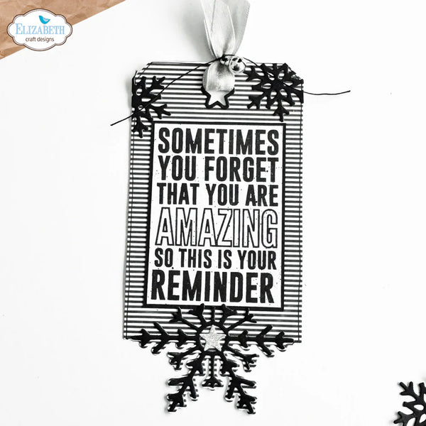 Winter Tags Die Set | Planner Essentials
