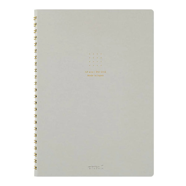 Midori Soft Color A5 Dot Grid Ring Notebook