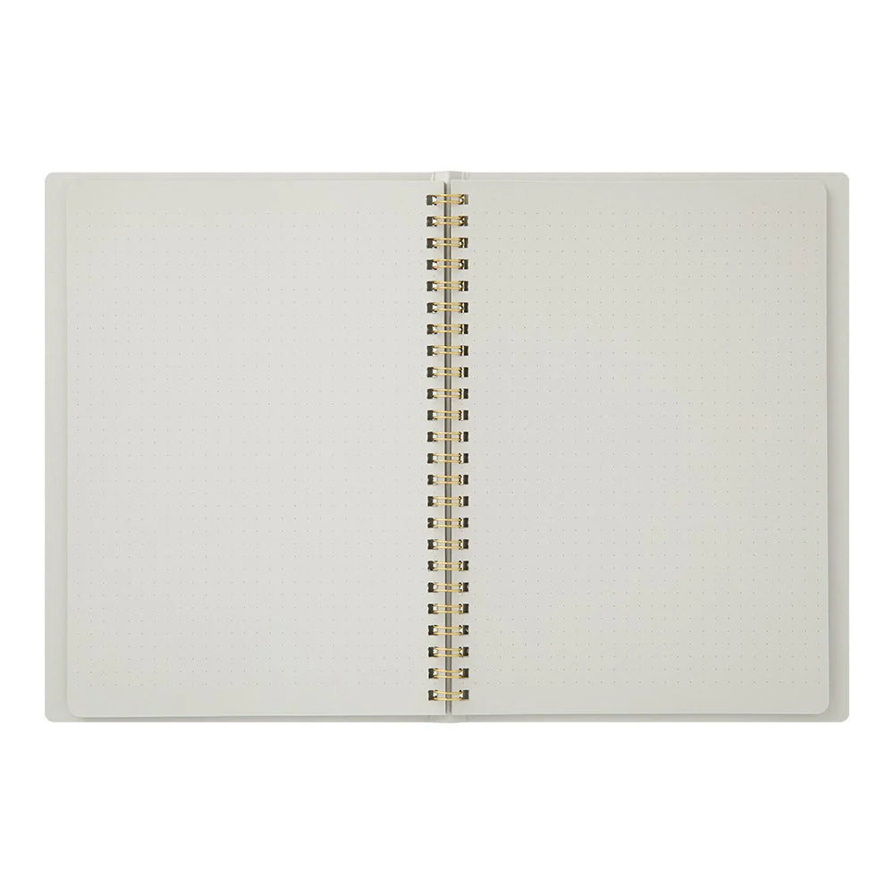 Midori Soft Color A5 Dot Grid Ring Notebook