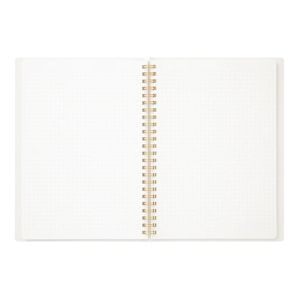 Midori Soft Color A5 Dot Grid Ring Notebook