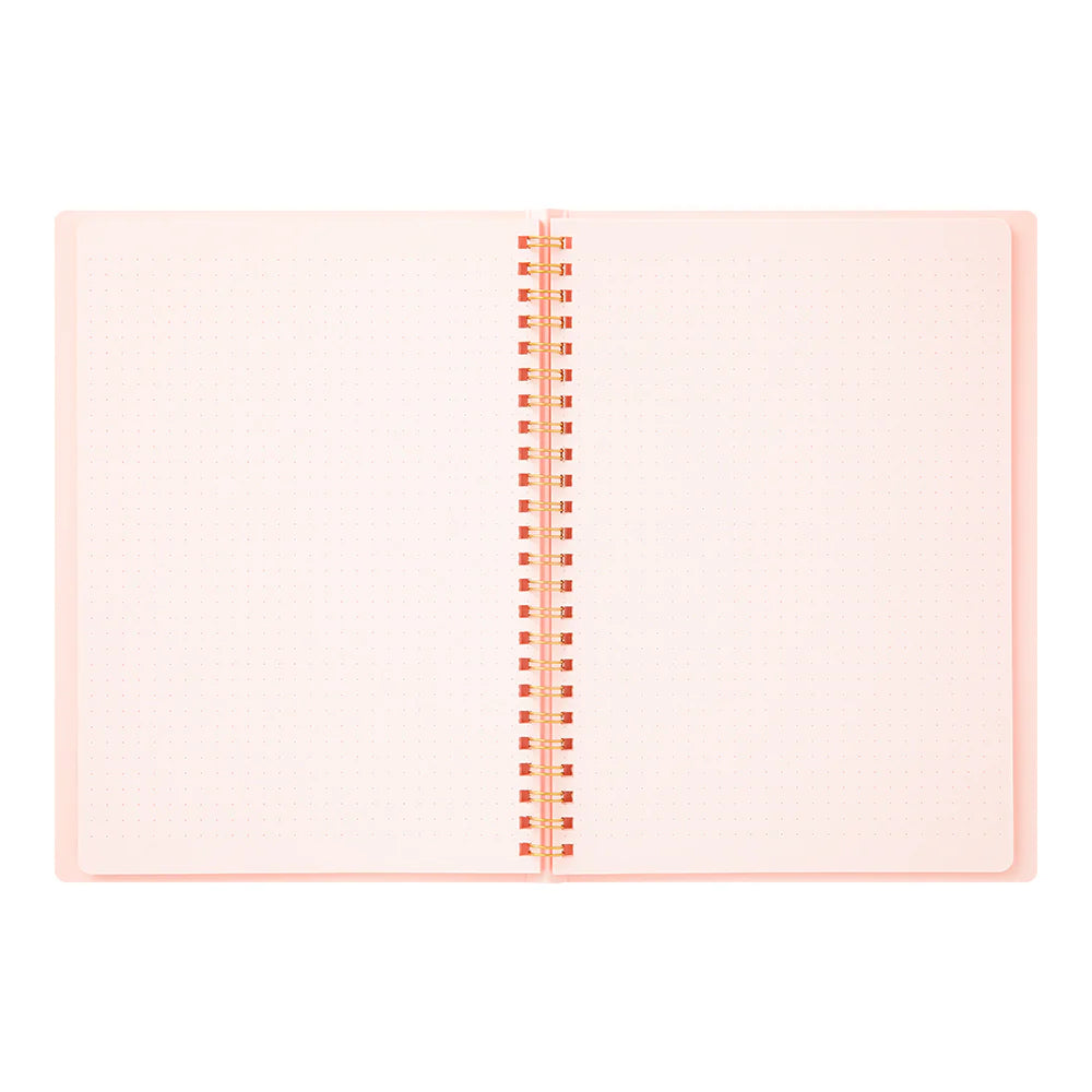 Midori Soft Color A5 Dot Grid Ring Notebook