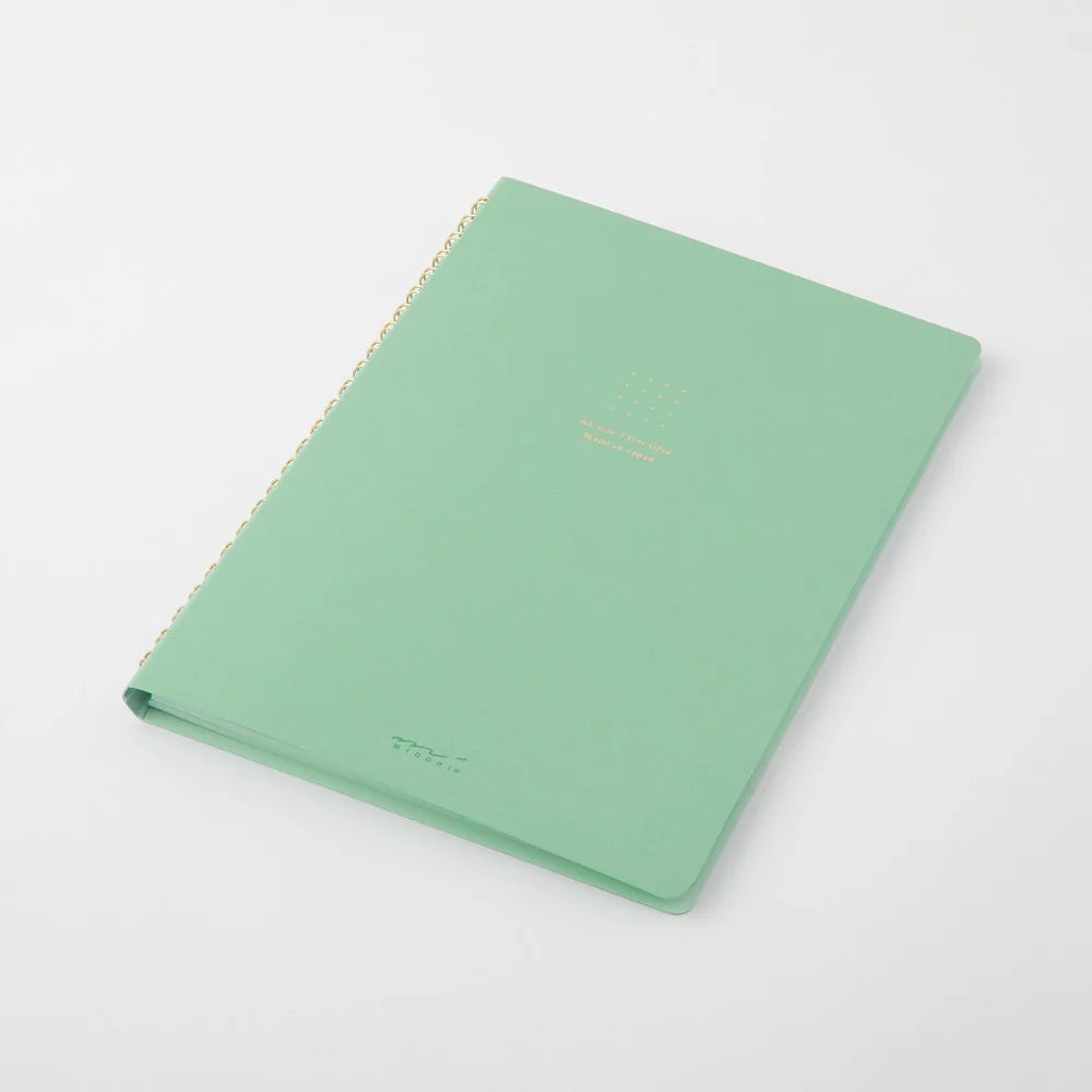 Midori Soft Color A5 Dot Grid Ring Notebook