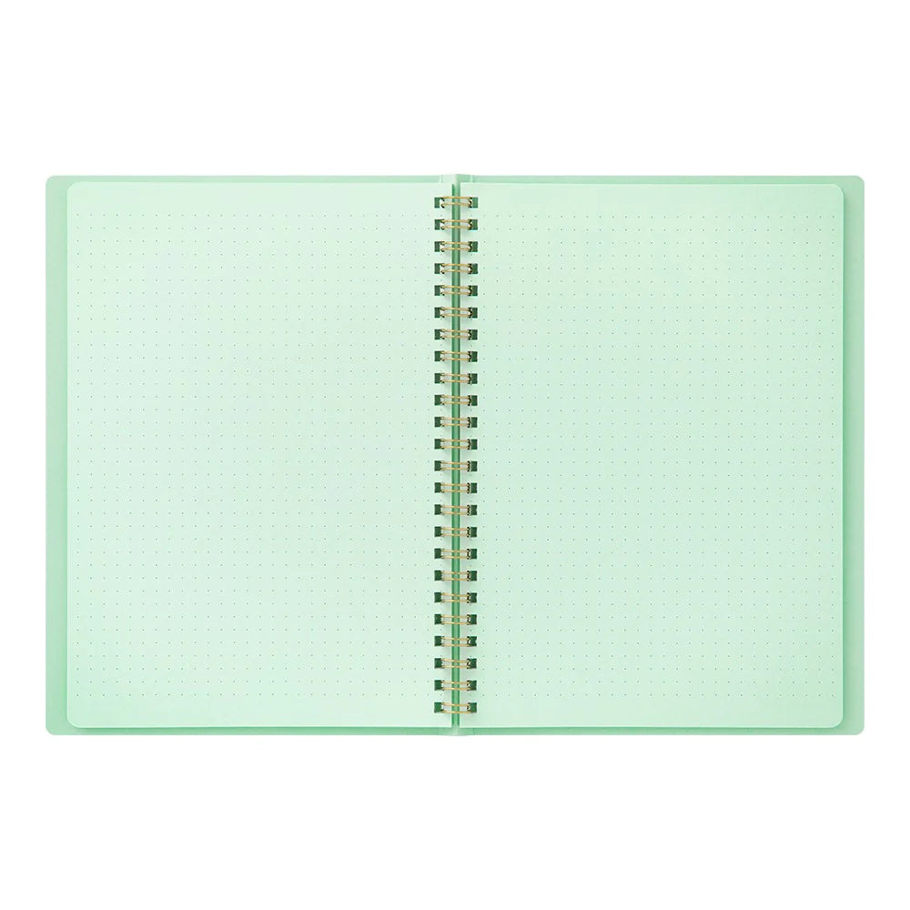 Midori Soft Color A5 Dot Grid Ring Notebook