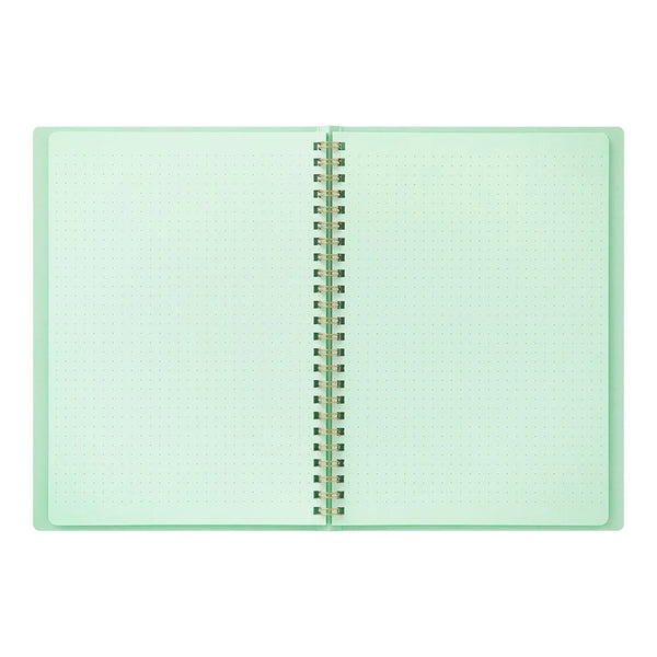 Midori Soft Color A5 Dot Grid Ring Notebook