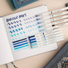 Indigo Hues 5pc Pen Sets | Acryolgraphs or Calliographs