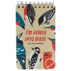 Really Into Birds Spiral Pocket Notepad