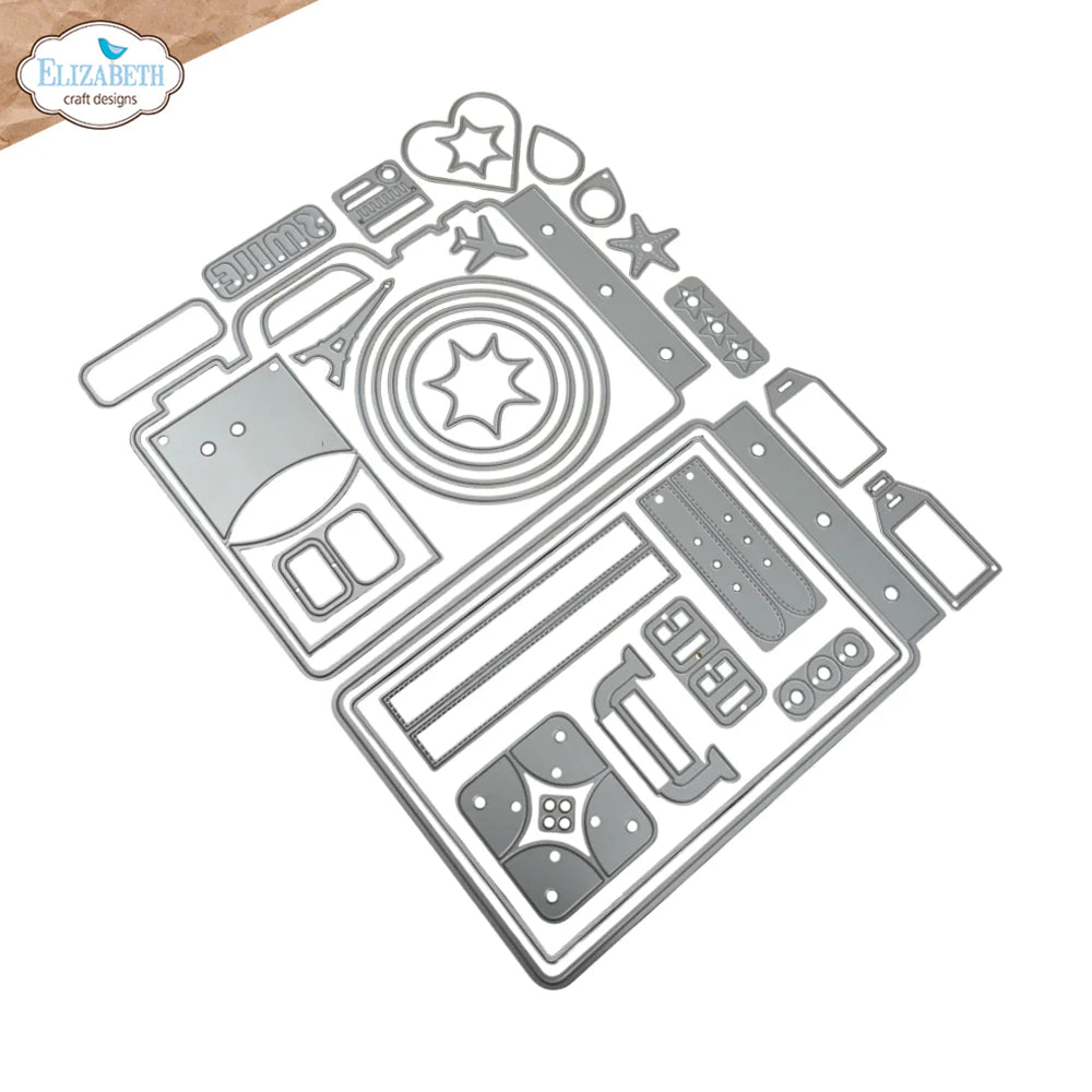 Camera and Suitcase Build a Book Die Set | Rest & Relaxation
