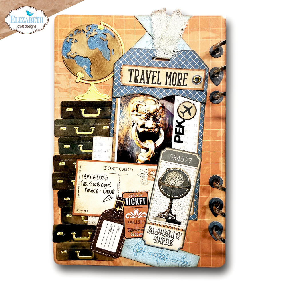 Rounded Travel Page Die Set