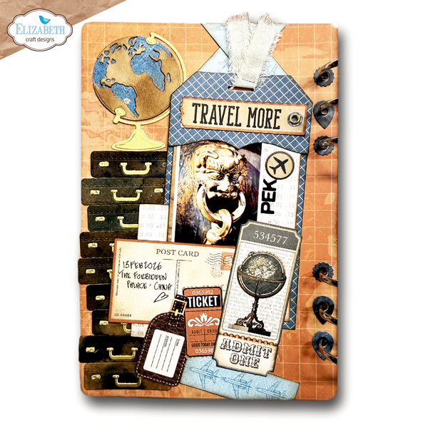 Rounded Travel Page Die Set