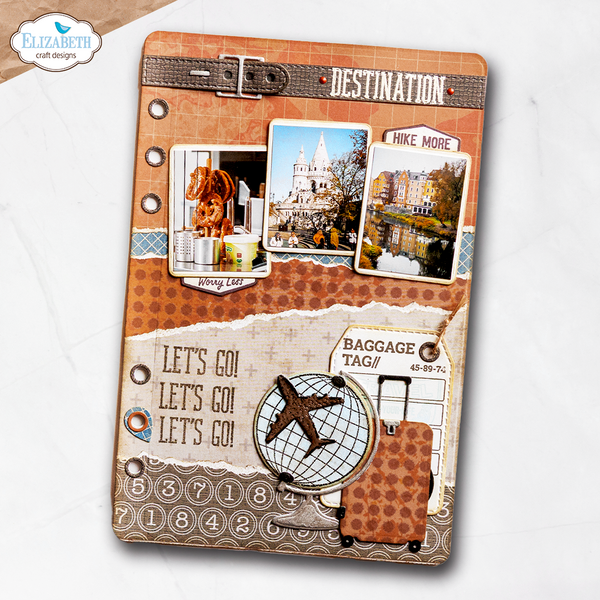 Rounded Travel Page Die Set