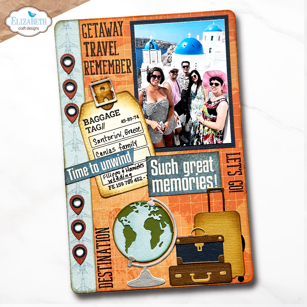 Rounded Travel Page Die Set