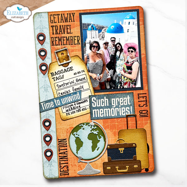 Rounded Travel Page Die Set