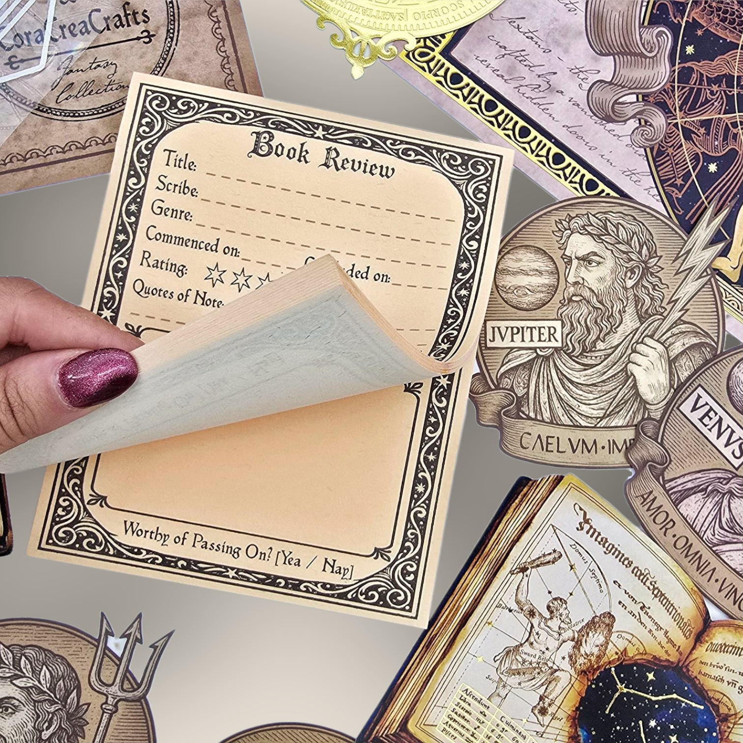 {coming soon!} Legends & Lore: An Astronomer's Legacy Stationery & Craft Box