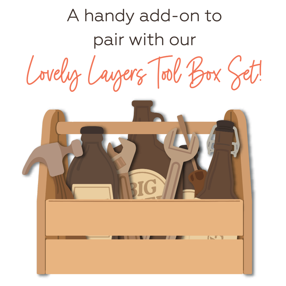 Tool Box Add-On Lovely Layers Die Set