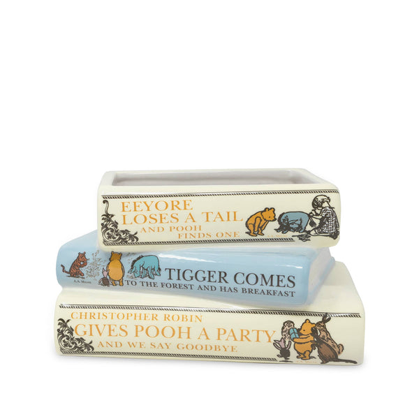 The House at Pooh Corner Stacked Book Planter