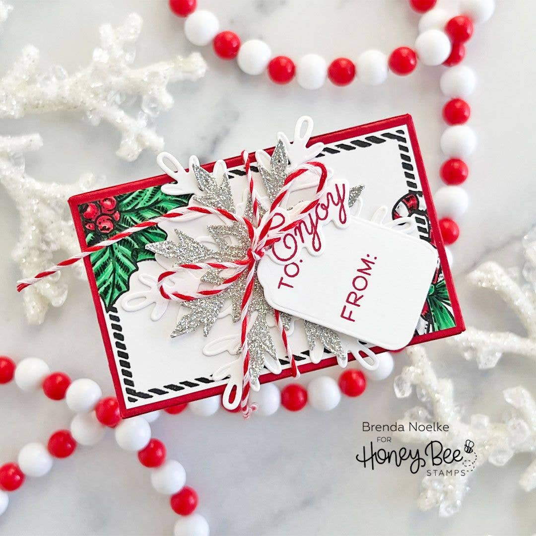 Holiday Treats 6x6 Clear Stamp Set | Vintage Gift Card Box Add-On {Retired}