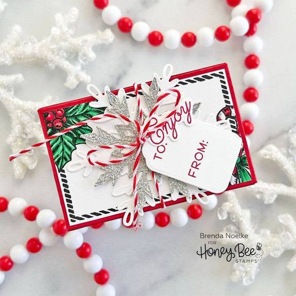 Holiday Treats 6x6 Clear Stamp Set | Vintage Gift Card Box Add-On {Retired}