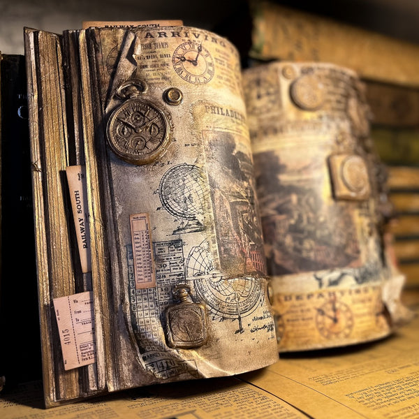 {past event} 06/22: Mixed Media Book Class