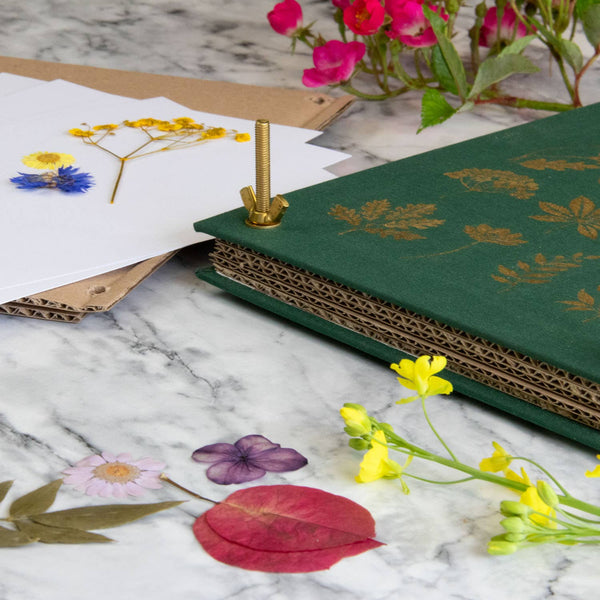 {coming soon: mid-December} The Botanical Flower Press w/ Linen Cover & Gold Foil