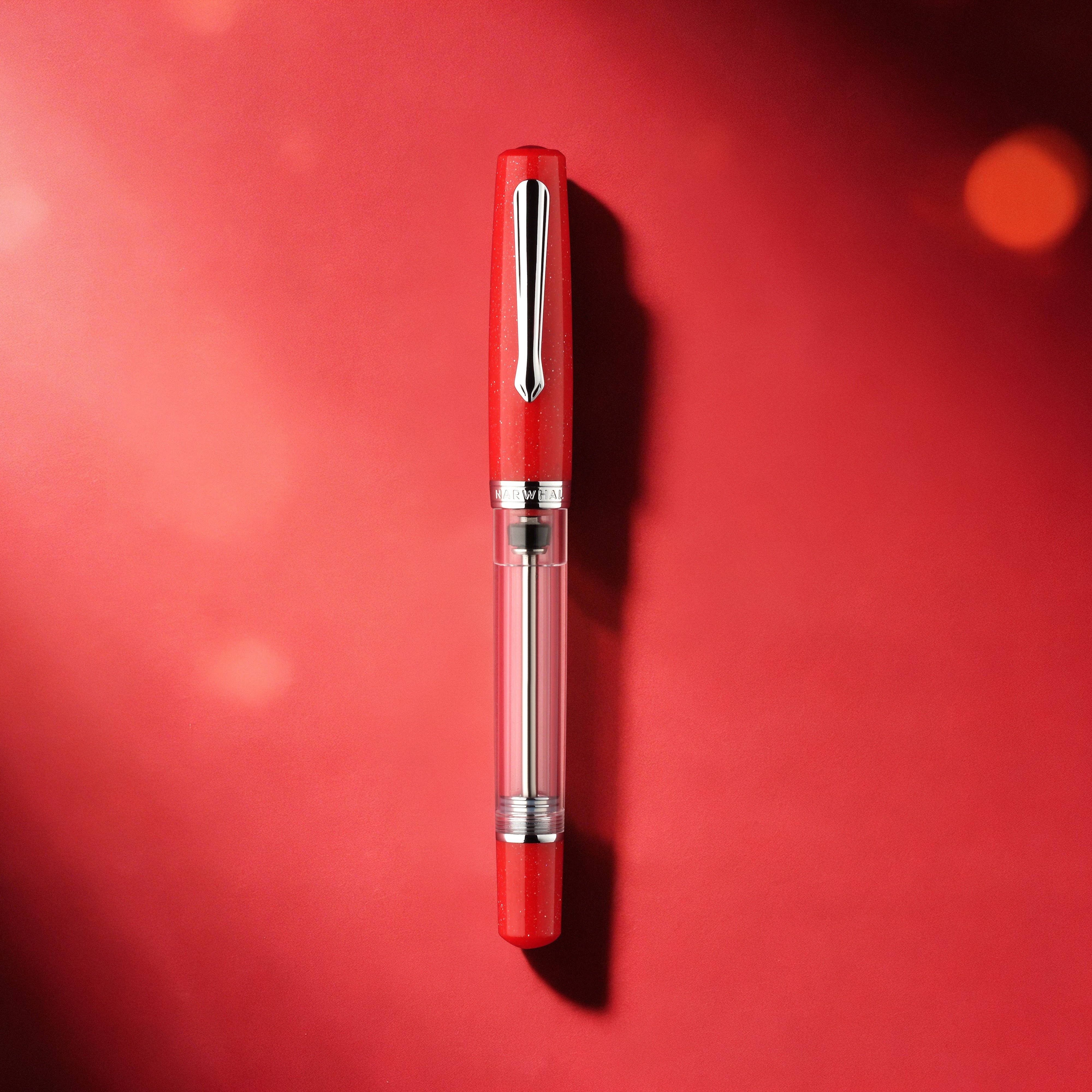 Soft Coral Vacuum-Fill Original Plus Fountain Pen