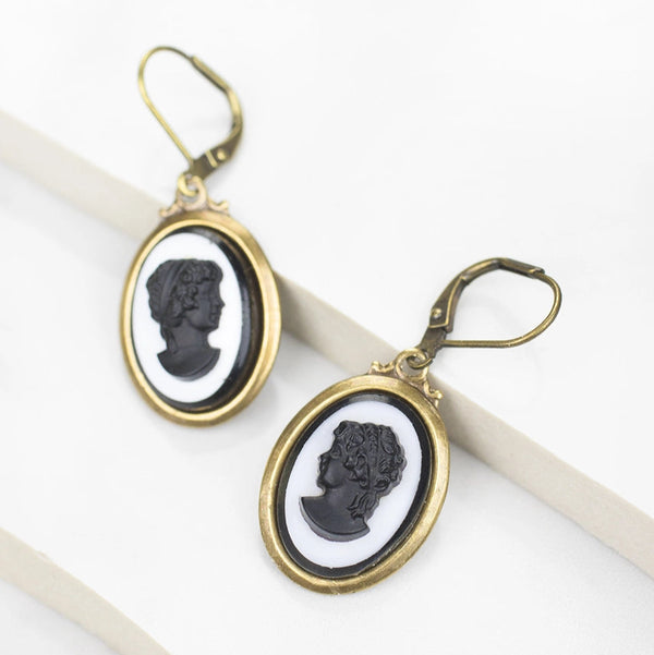 Georgina Cameo Earrings