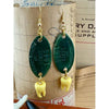 Bitin’ List Earrings | Vintage Rabies Vaccination Dog Tag