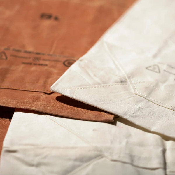Waxed Cotton Grocery Bags