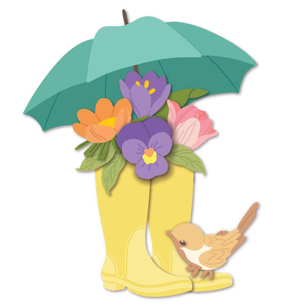 April Showers Lovely Layers Die Set
