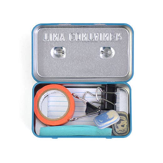 Tiny Retro Toolbox Container Tin