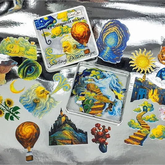 Swirling Dreamscape Sticker Tin {coming soon!}