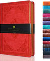 Red Antiqued Vegan Leather Journal