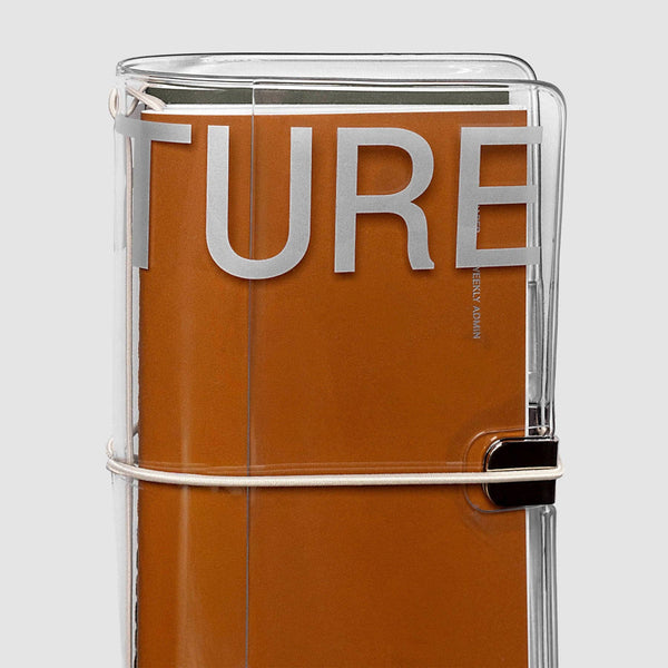 {coming soon!} Aperture Clear Vinyl Travel Notebook Cover