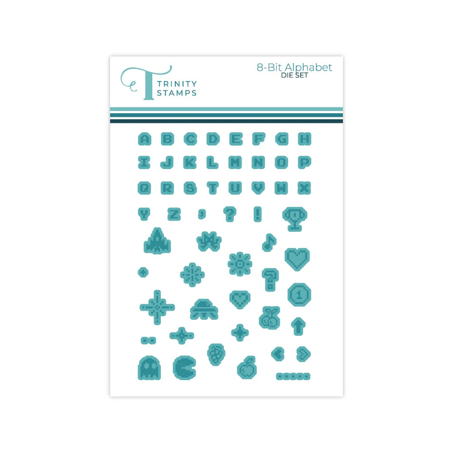 8-Bit Alphabet Stamp + Die Set
