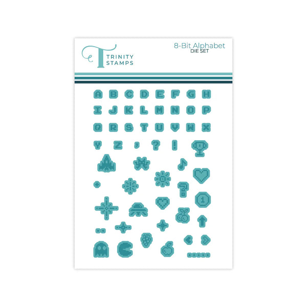 8-Bit Alphabet Stamp + Die Set