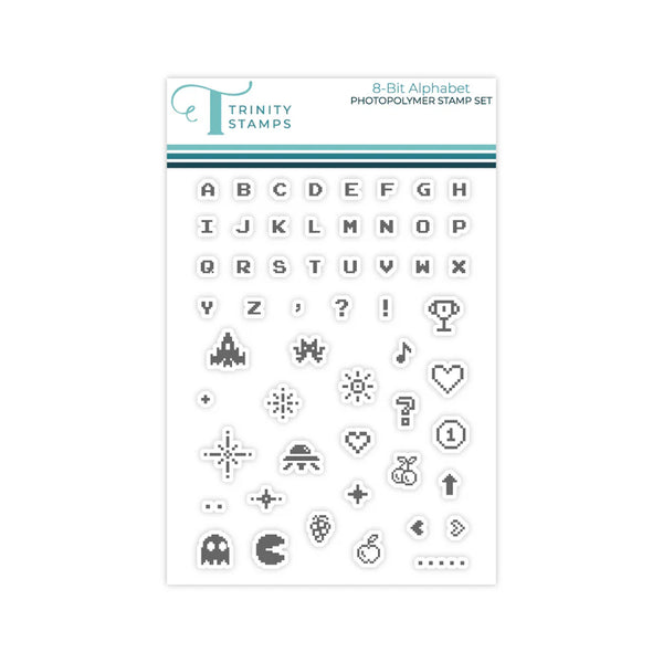 8-Bit Alphabet Stamp + Die Set