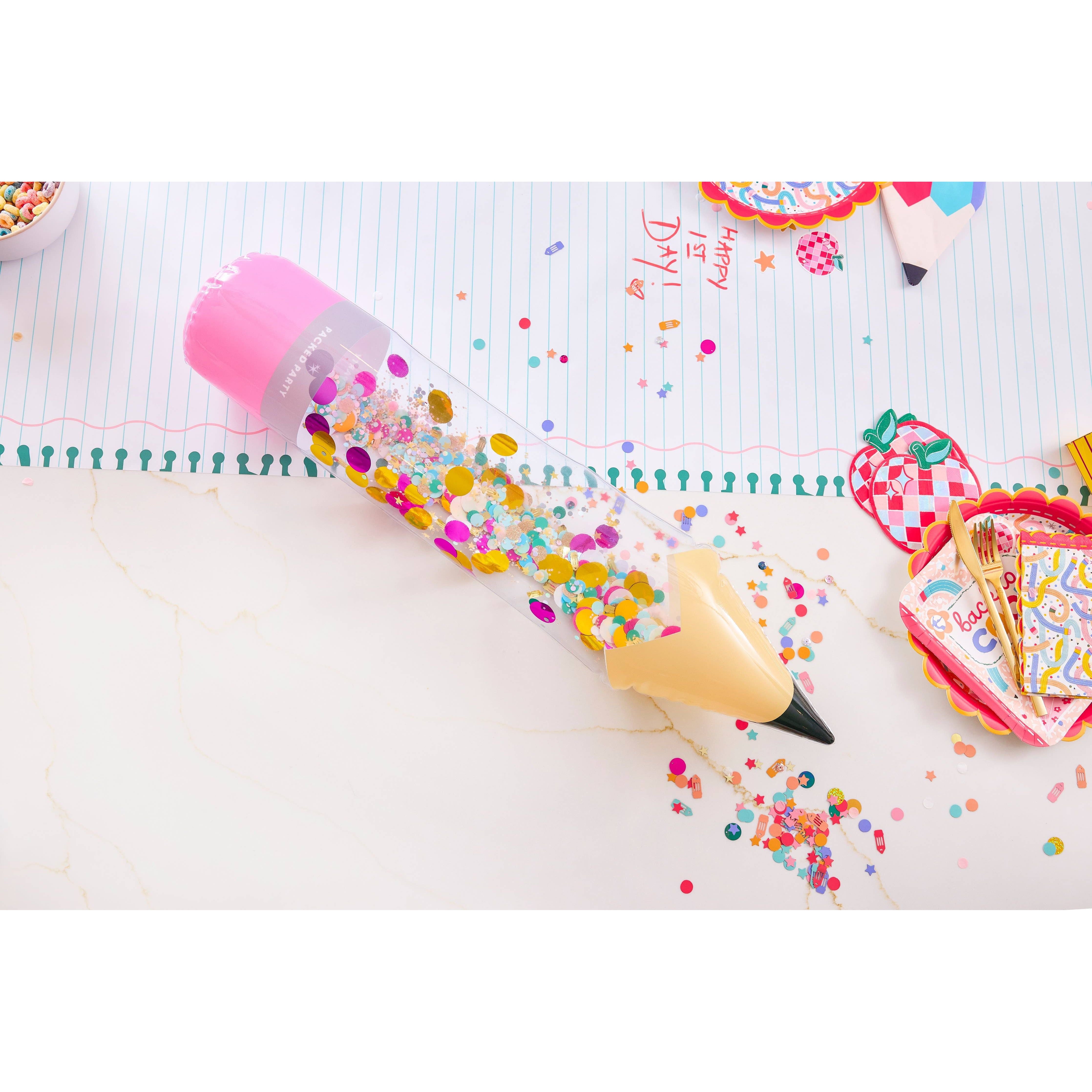 Pencil Me In Jumbo Inflatable Pencil and Sticker Kit