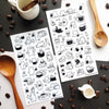Caffeine Cats Vol. 2 Sticker Sheet