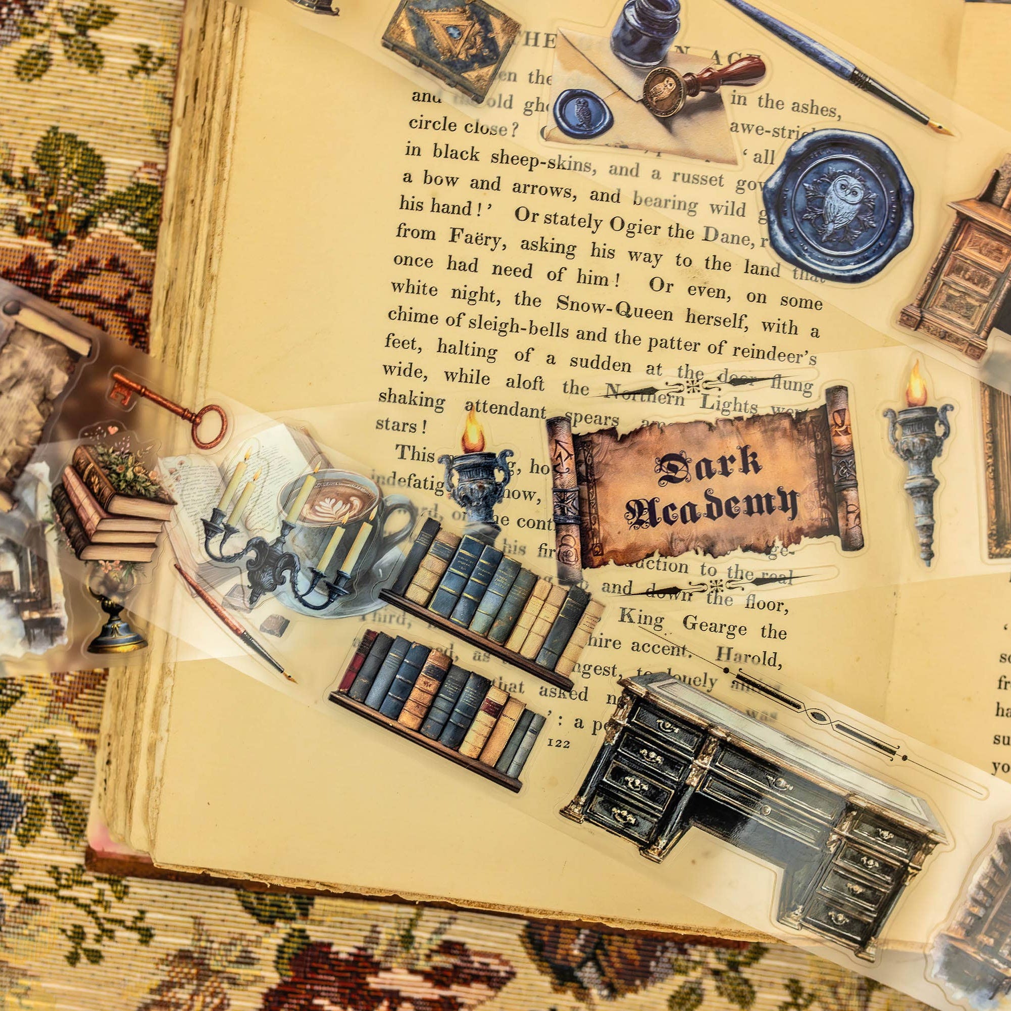 {coming soon!} Libraries Kiss-Cut Transparent Tape